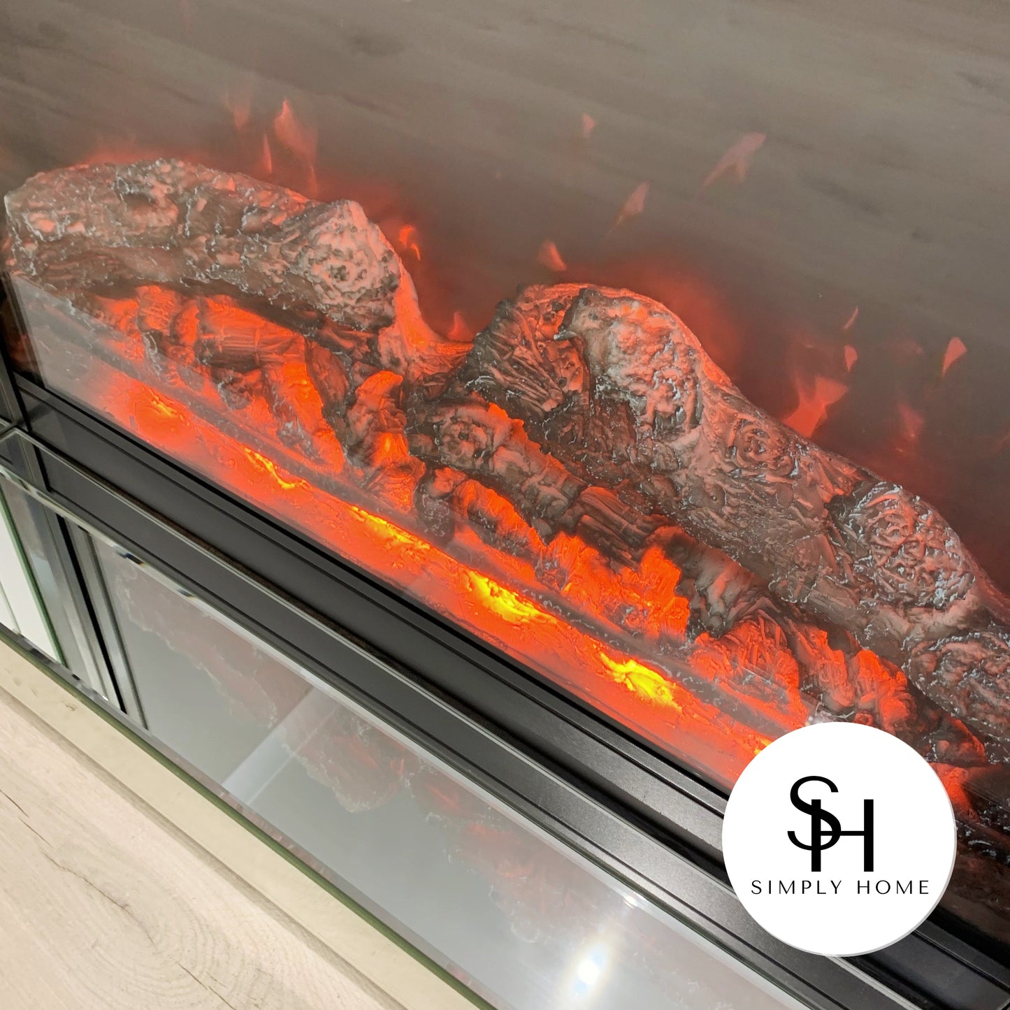 Diamond Crush Electric Fireplace