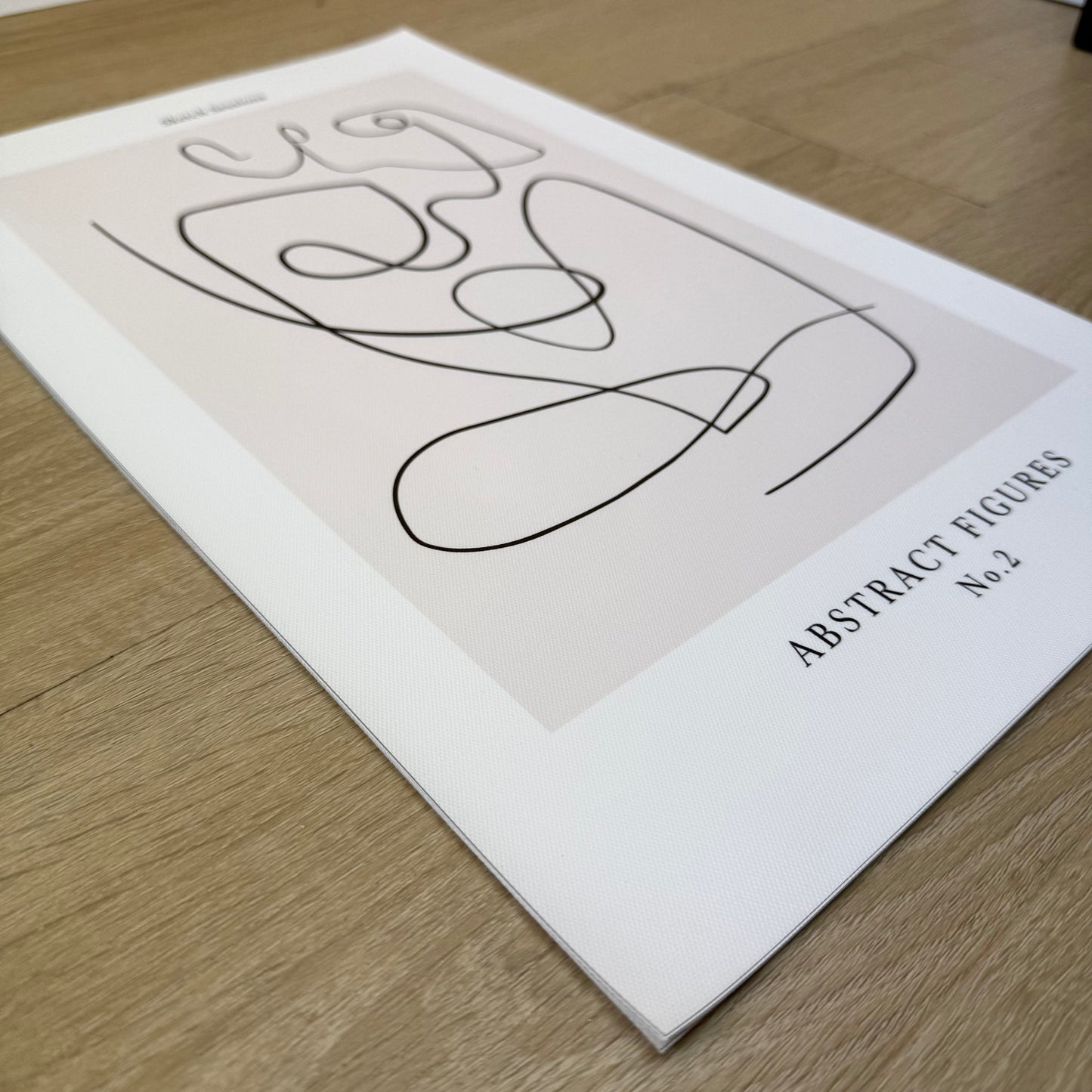 Simple Line Abstract Canvas
