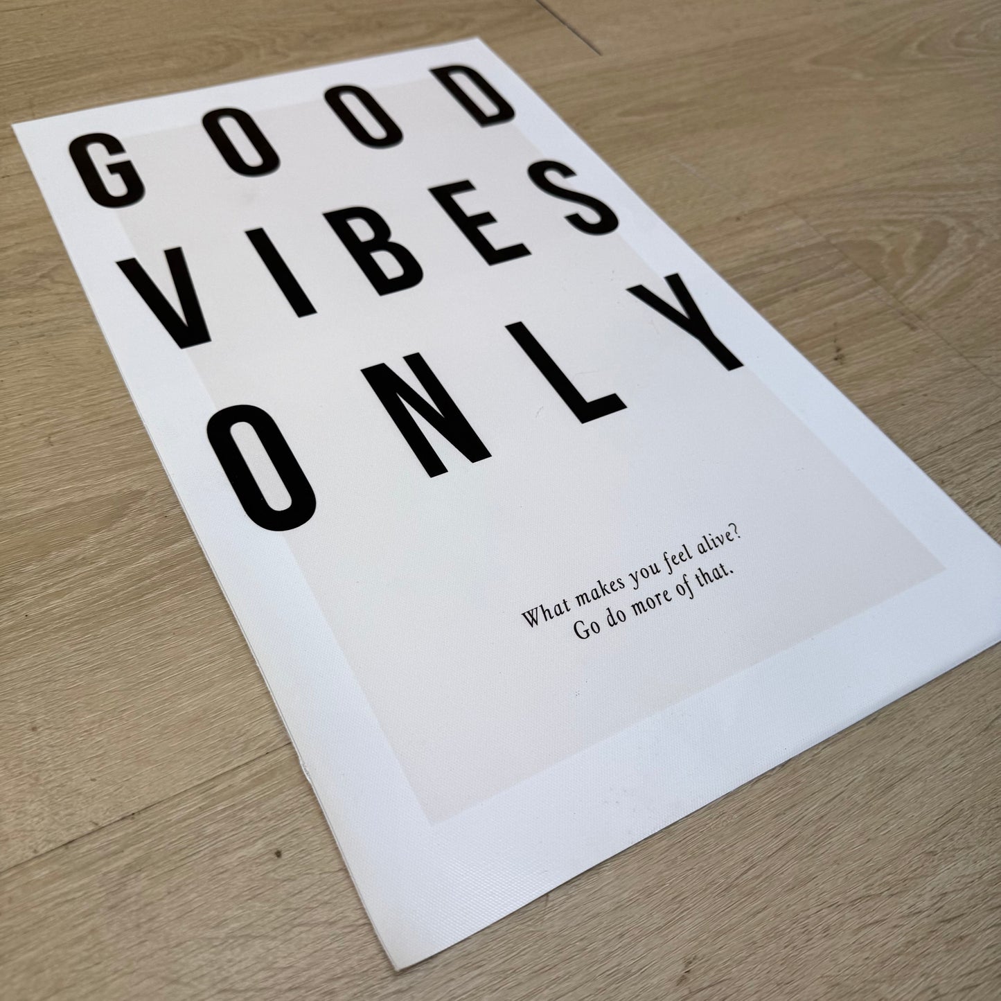 'Good Vibes' Canvas