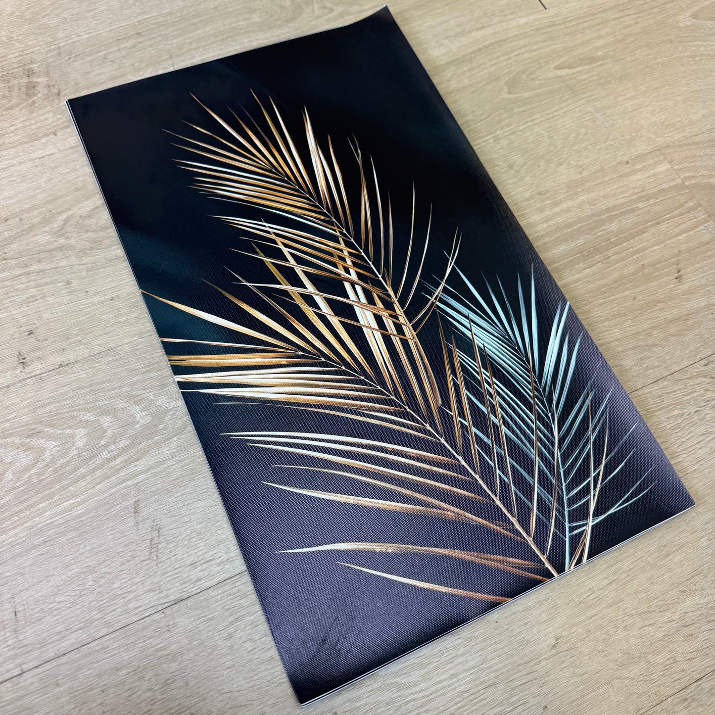 'Golden Palm Leaves' Canvas