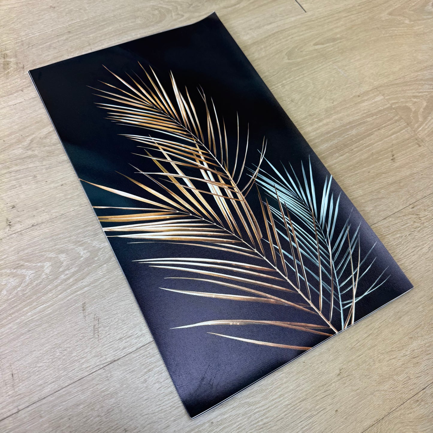 'Golden Palm Leaves' Canvas