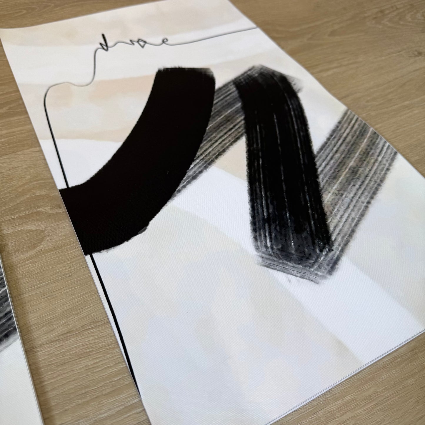 'Wave' Canvas Pair
