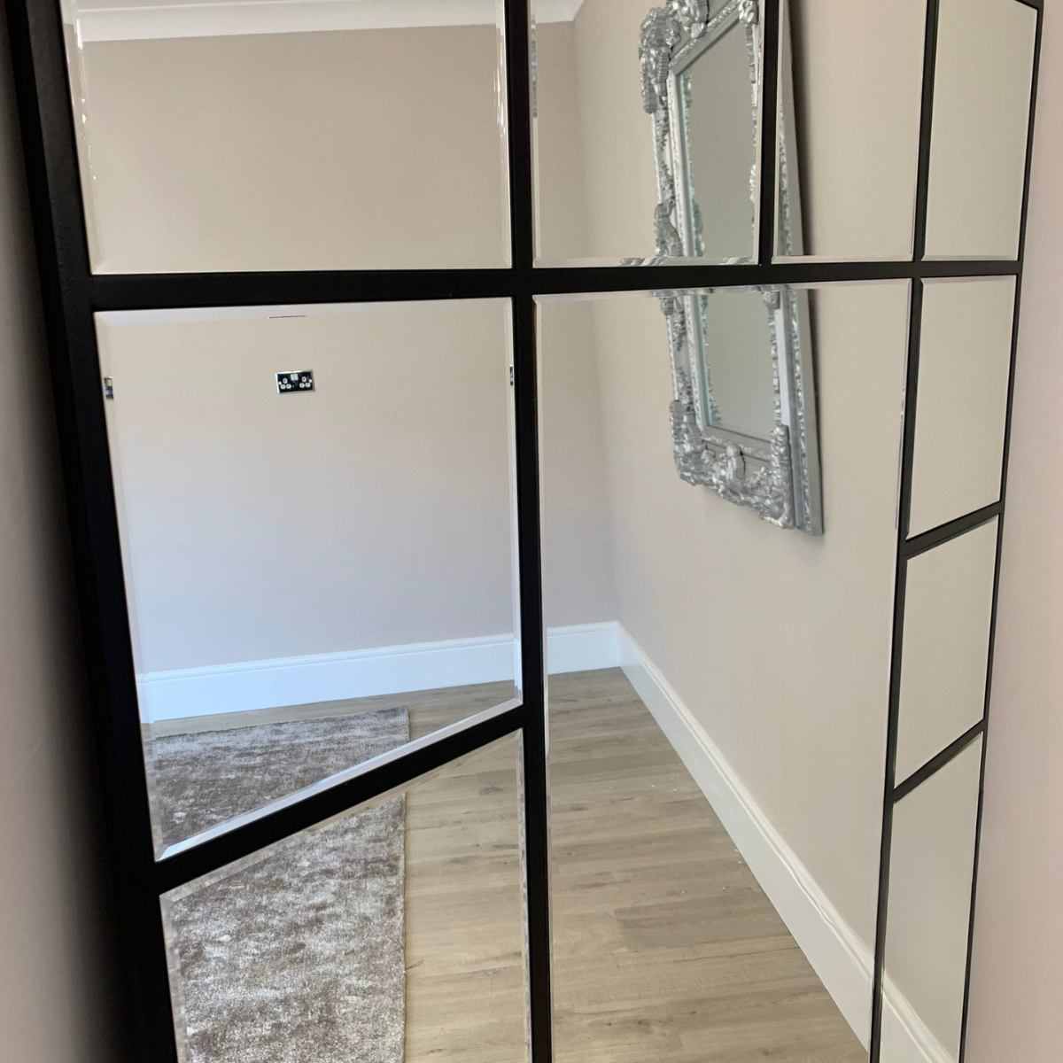New York Grid Wall Mirror