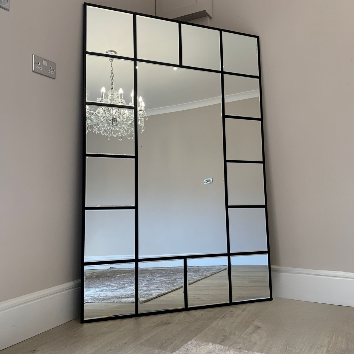 New York Grid Wall Mirror