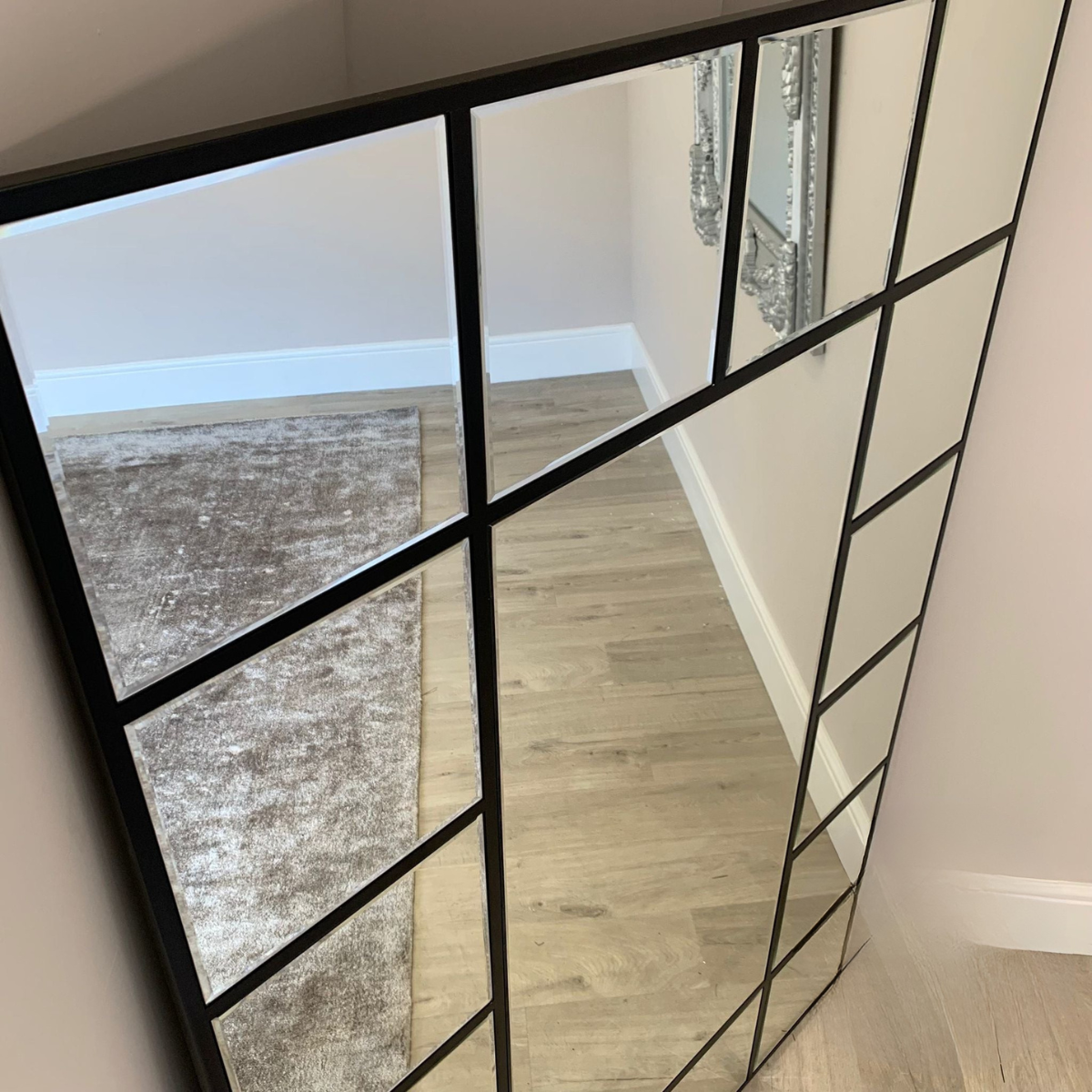 New York Grid Wall Mirror