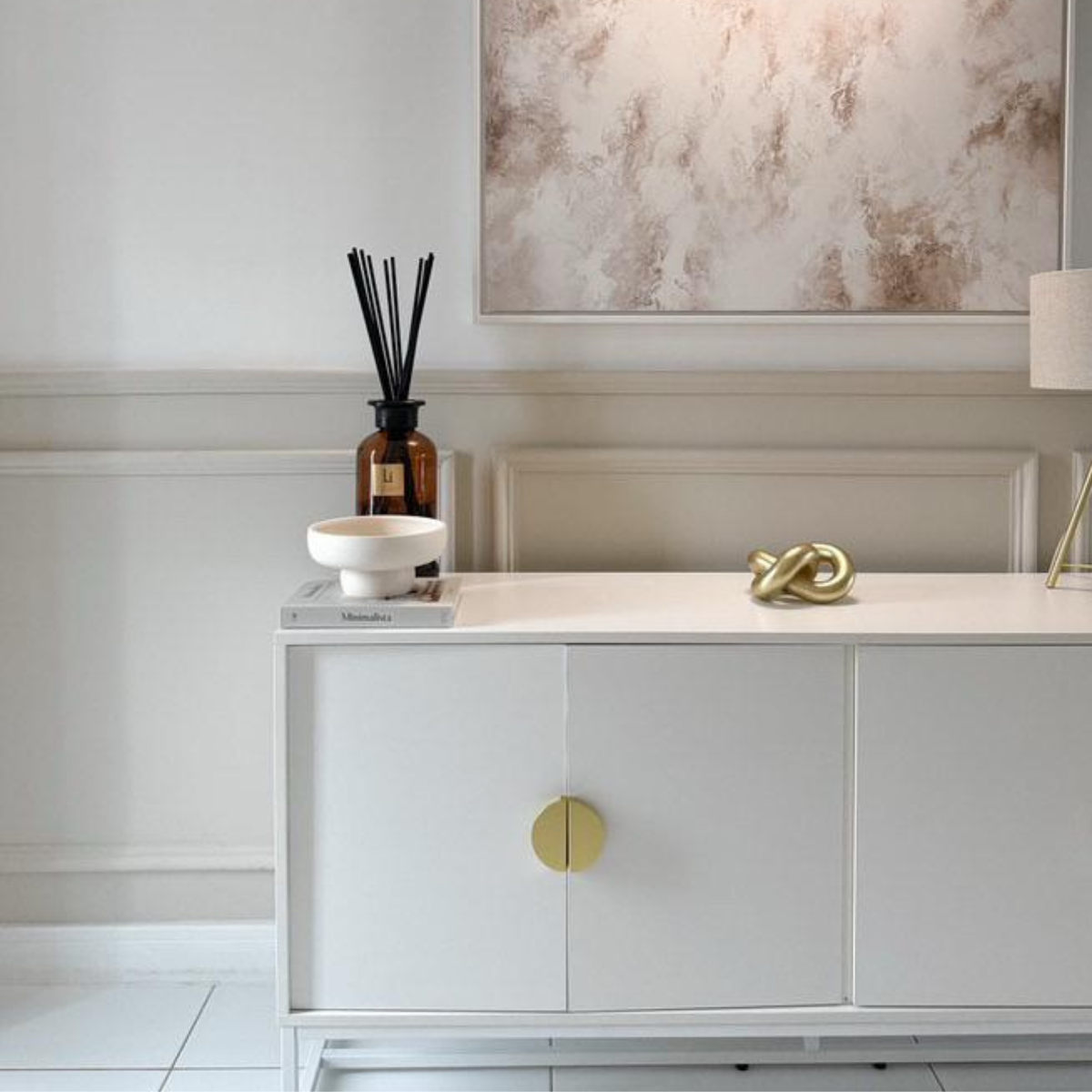 Santorini White Sideboard