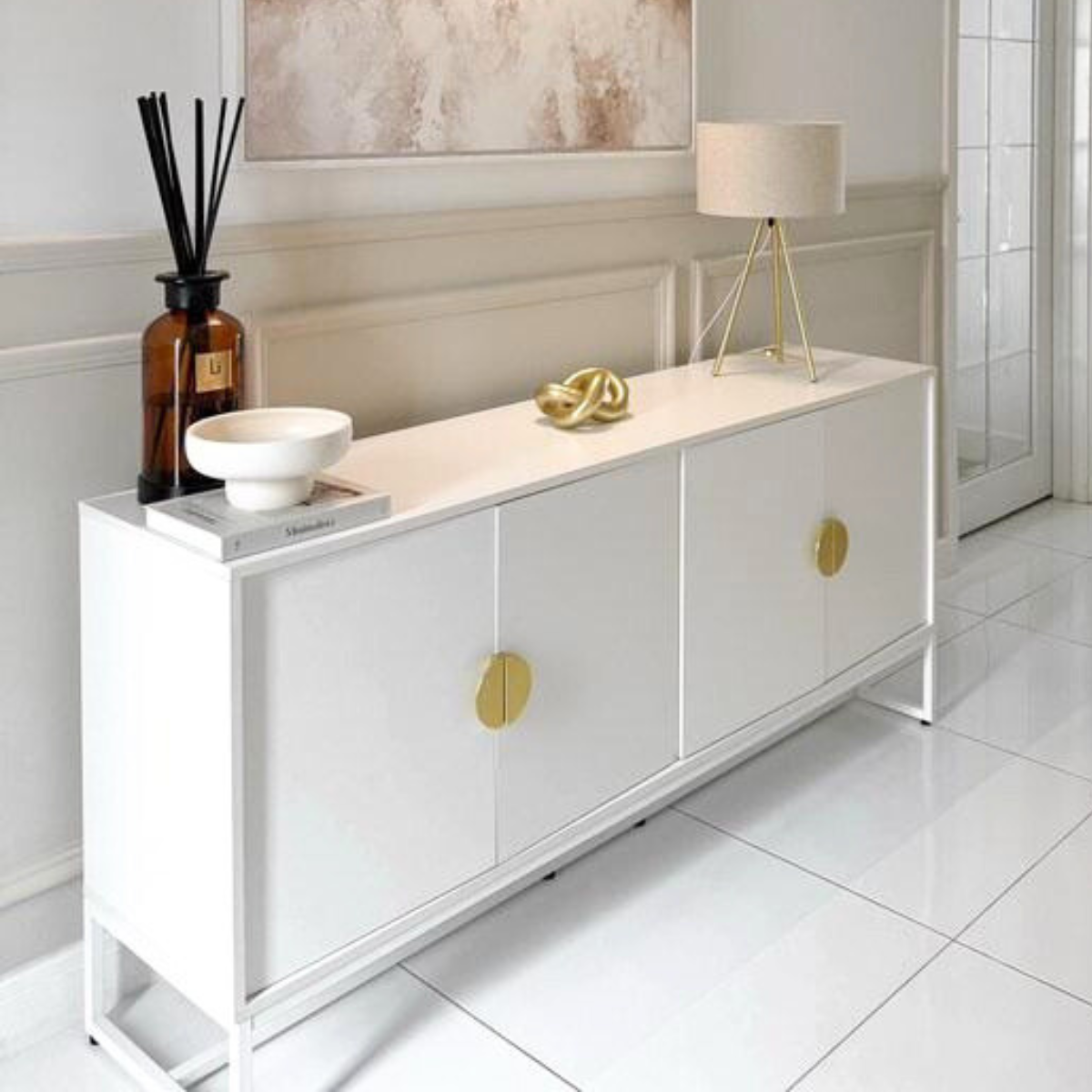 Santorini White Sideboard