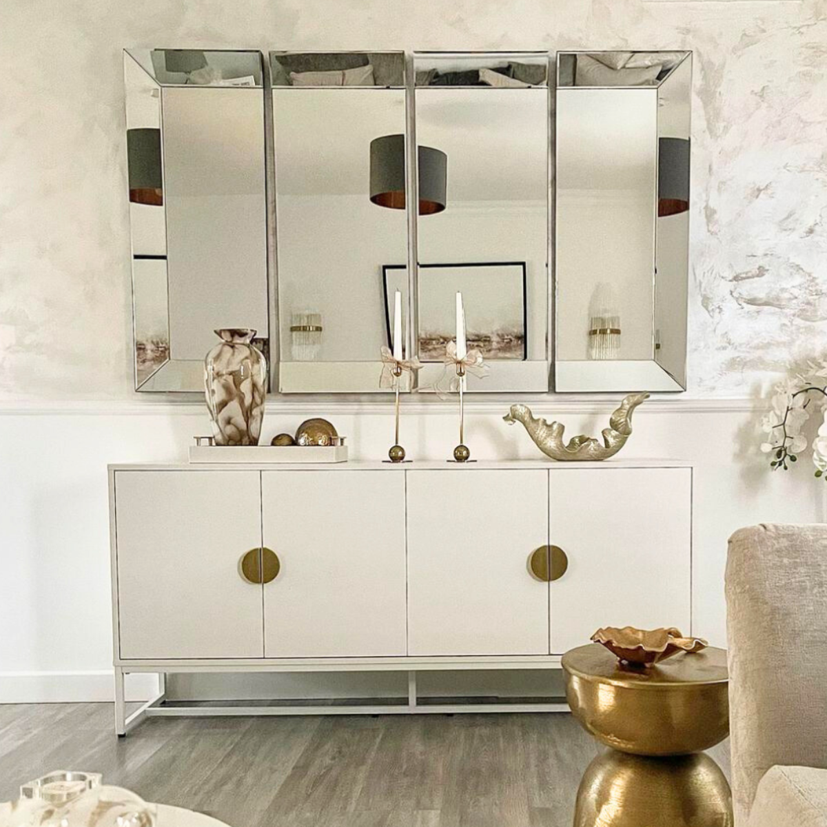 Santorini White Sideboard