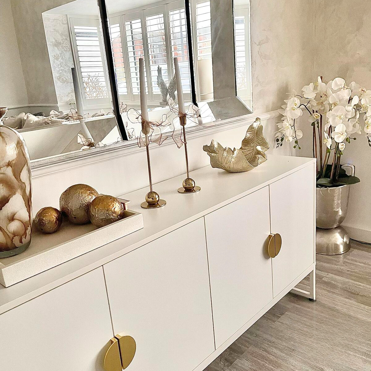 Santorini White Sideboard