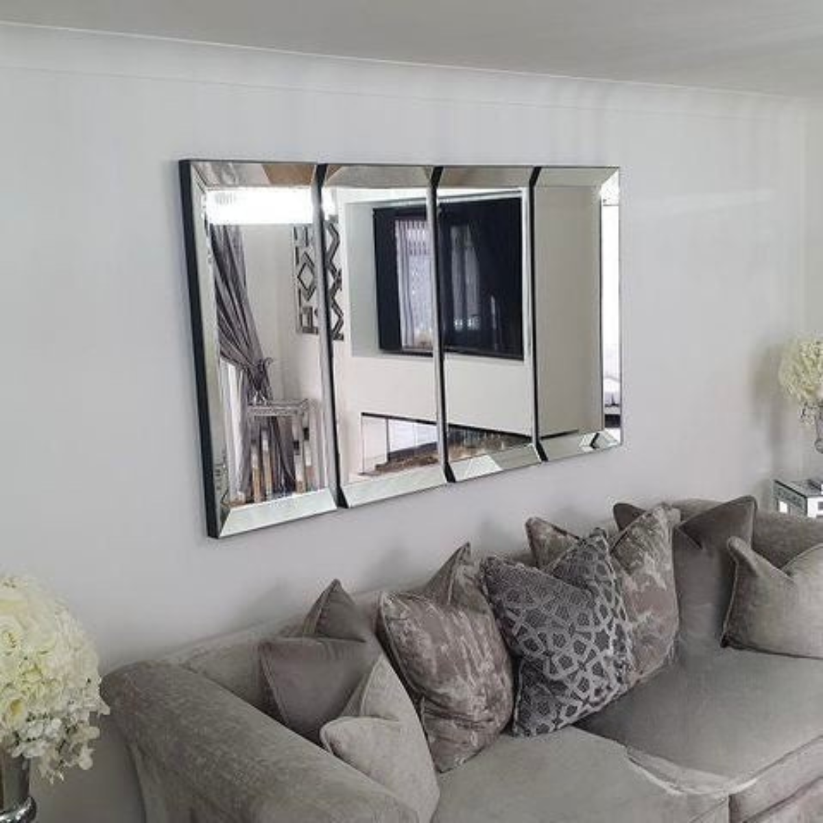 Santorini 4 Panel Wall Mirror