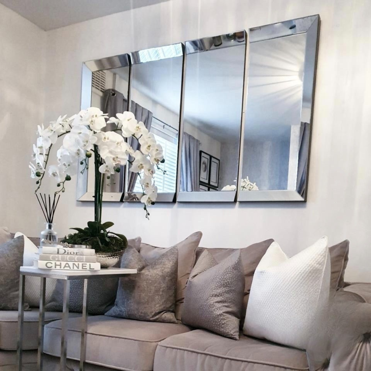 Santorini 4 Panel Wall Mirror