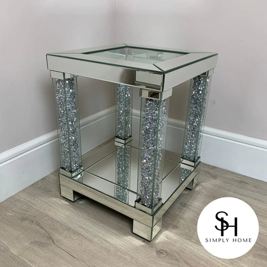 The Enduring Charm of Mirrored Living Room Furniture