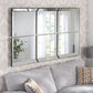 Set of 6 Panel Wall Mirrors