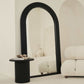 Black Stepped Arch Full Length Mirror