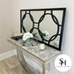 Black Orion Rectangular Wall Mirror