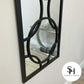Black Orion Rectangular Wall Mirror
