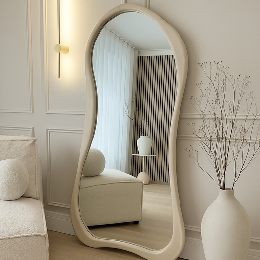 Marble Stone Irregular Full Length Mirror