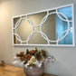 White Orion Rectangular Wall Mirror