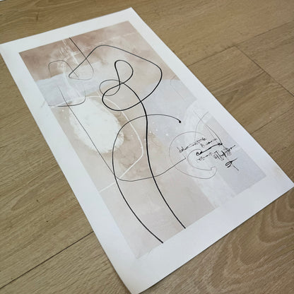 Abstract Lines Canvas