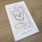 Simple Line Abstract Canvas