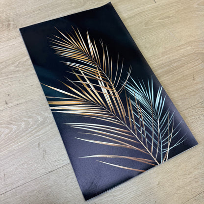 'Golden Palm Leaves' Canvas