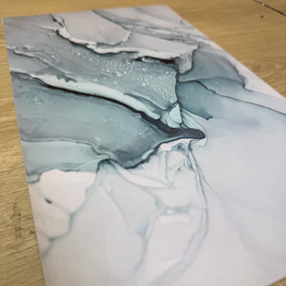 'Arctic Marble' Canvas