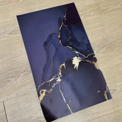 'Gold Lightening' Canvas