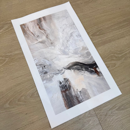 Abstract Mountain Canvas