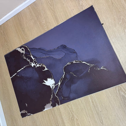 'Silver Lightening' Canvas