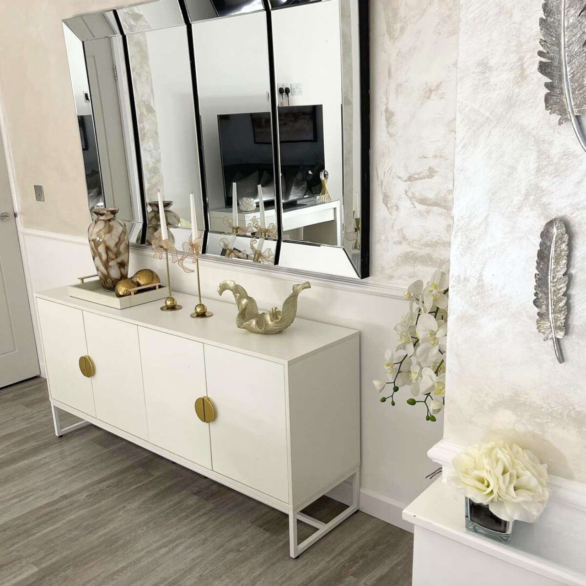 Santorini White Sideboard
