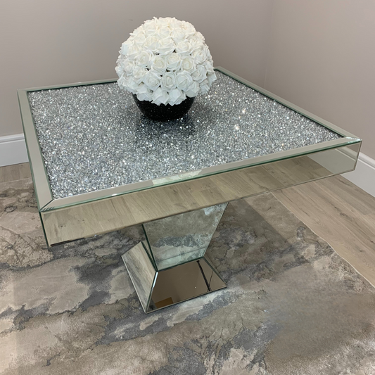 Diamond Crush Square Dining Table