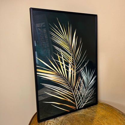 Golden Palm Leaves